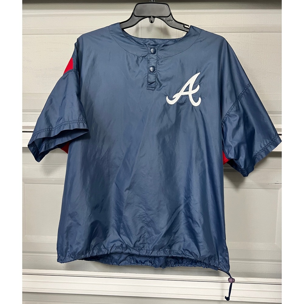 Vintage Starter Atlanta Braves Diamond Collection Batting Practice Jersey XL